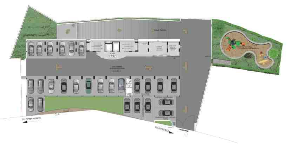 Master Plan of Malabar Grand Cedar in Kowdiar, Thiruvananthapuram - Image 429484
