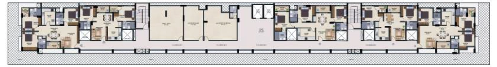 Floor Plan of Oceanus Ample Grace in Kazhakootam, Thiruvananthapuram - Image 429593