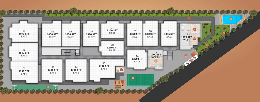Master Plan of Mighty Yuva in Kannamangala, Bangalore - Image 428575