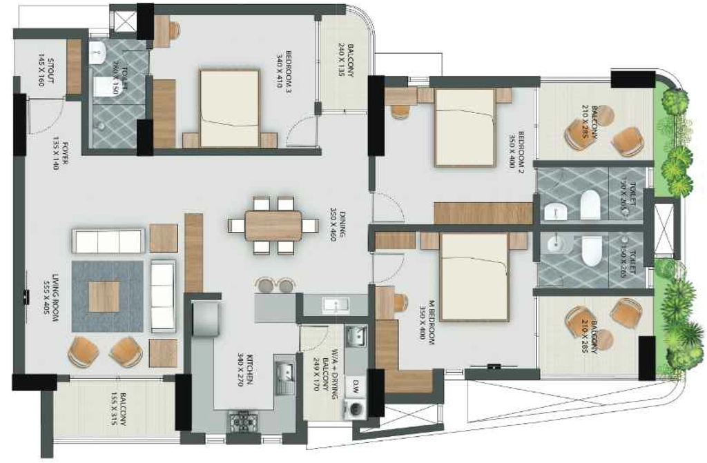 3 BHK Flat in Veegaland Amora in Maradu, Kochi - Image 928528