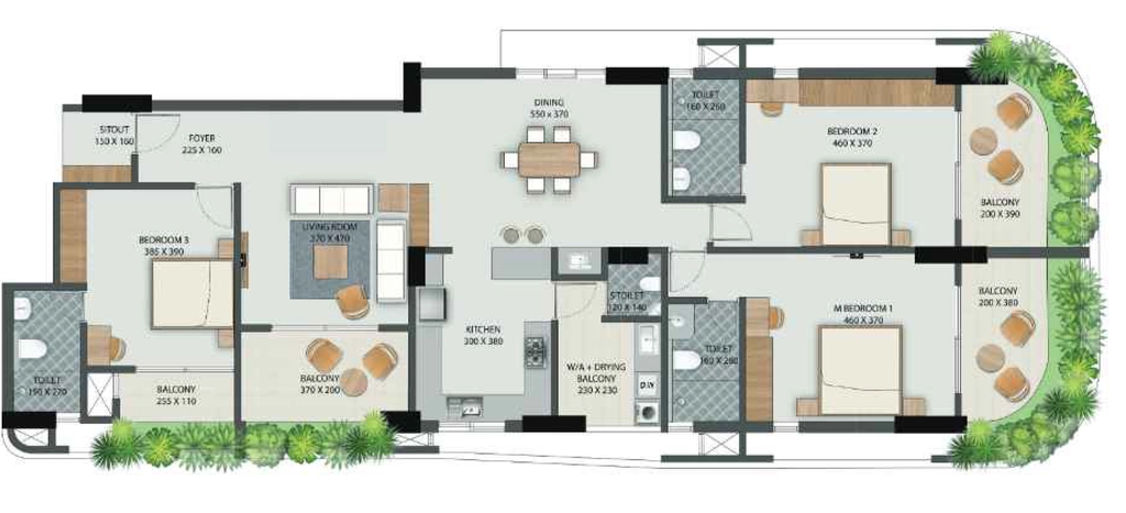 3 BHK Flat in Veegaland Amora in Maradu, Kochi - Image 928529