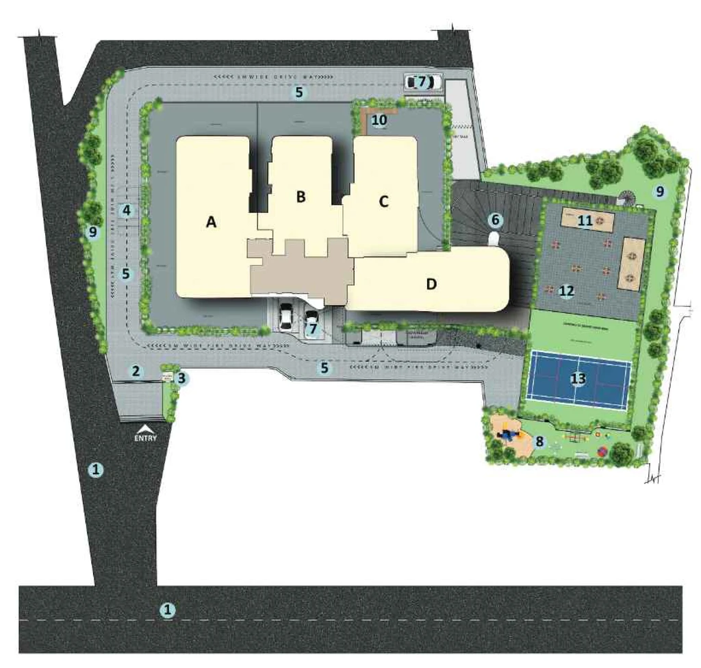 Master Plan of Veegaland Amora in Maradu, Kochi - Image 428611