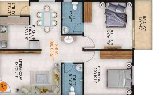 2 BHK Flat in Virtue Sree Urban Pinnacle in Yelahanka, Bangalore - Image 928557
