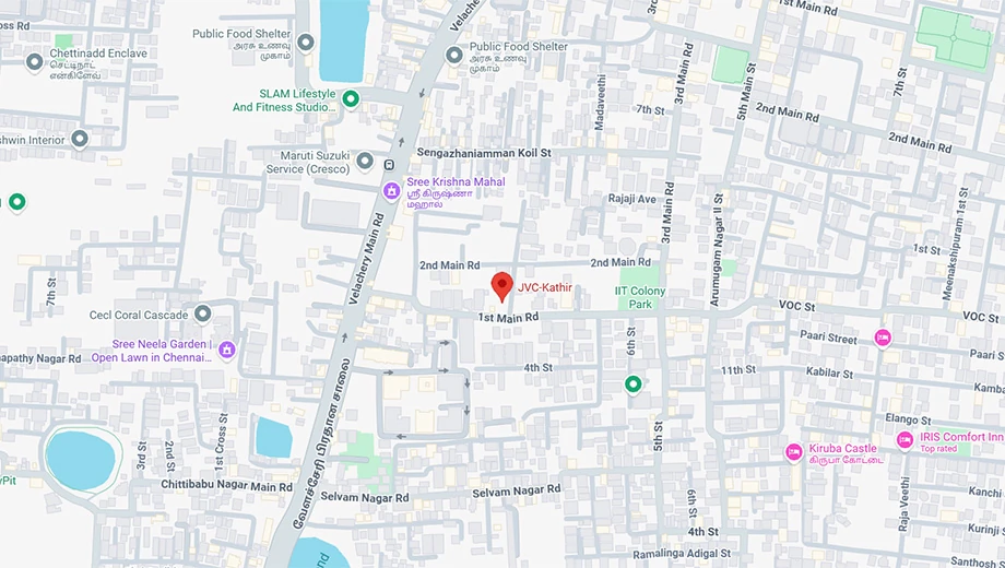 Location of JVC Kathir in Pallikaranai, Chennai - Image 428697