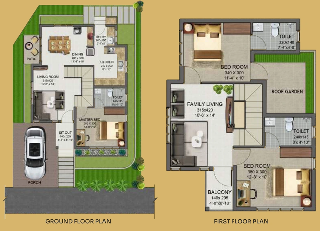 3 BHK House/Villa in Sowparnika Capital County in Pappanamcode, Thiruvananthapuram - Image 928571