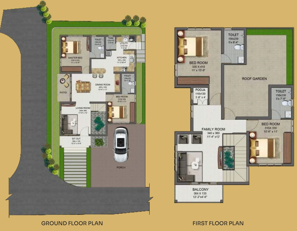 4 BHK House/Villa in Sowparnika Capital County in Pappanamcode, Thiruvananthapuram - Image 928578