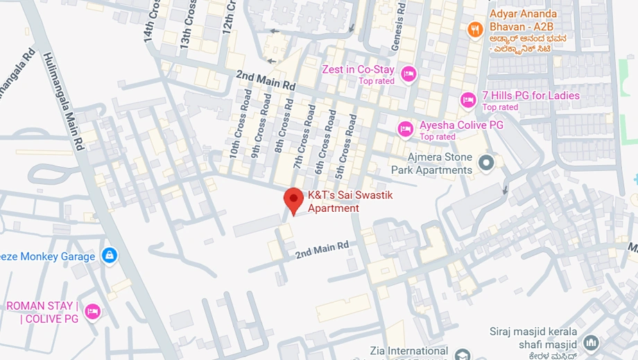 Location of K&T Sai Swastik in Electronic City, Bangalore - Image 428730