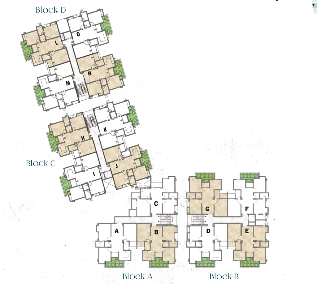 Floor Plan of Protech Akansha in Noonmati, Guwahati - Image 429037