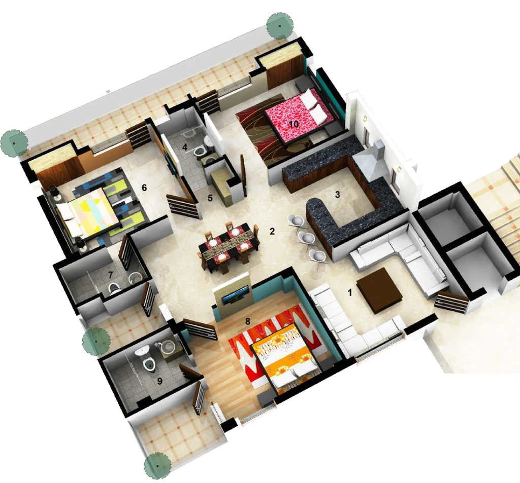 3 BHK Flat in Aknova Scorf in Jakhan, Dehradun - Image 928597