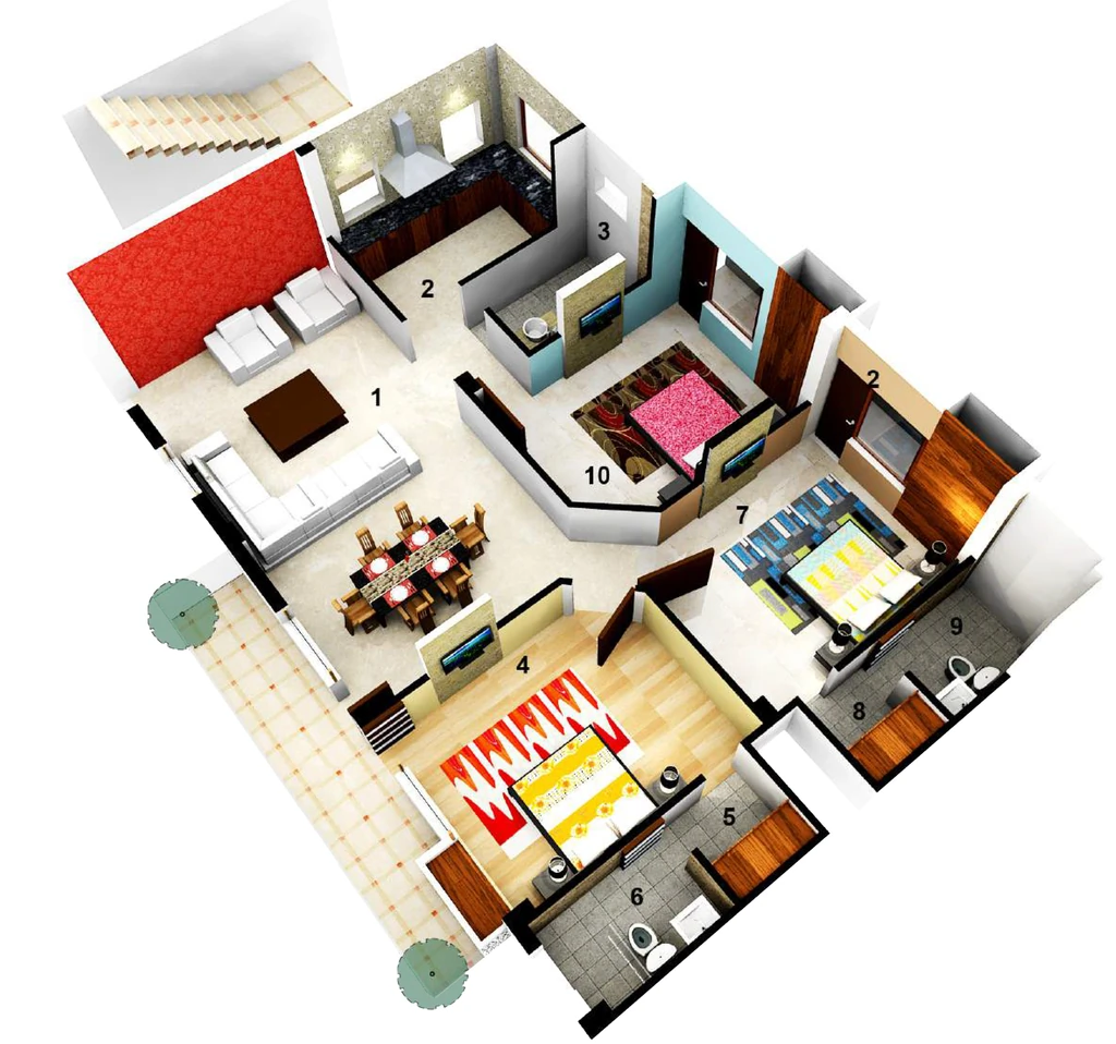 3 BHK Flat in Aknova Scorf in Jakhan, Dehradun - Image 928599