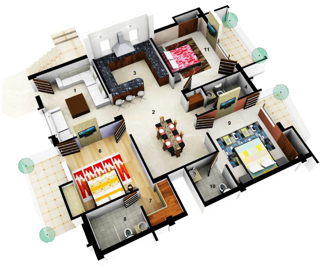 3 BHK Flat in Aknova Scorf in Jakhan, Dehradun - Image 928600