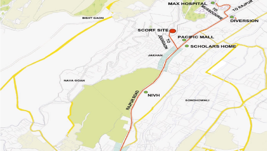 Location of Aknova Scorf in Jakhan, Dehradun - Image 428775