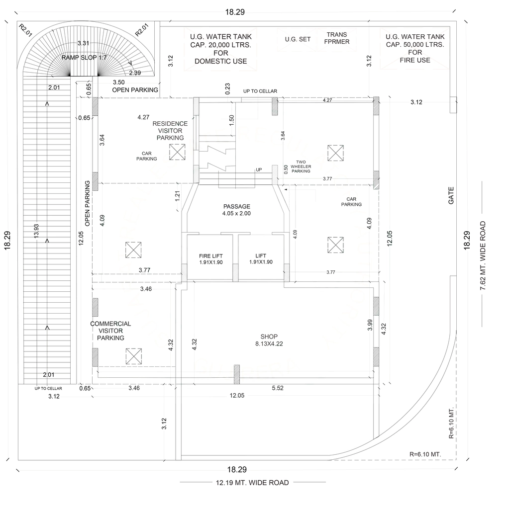 Master Plan of Aastha Diamond Corner in Raiya, Rajkot - Image 428787