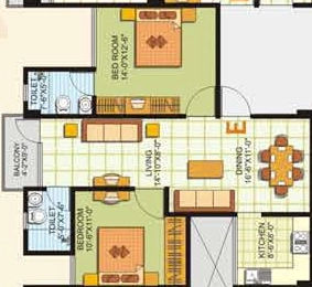 2 BHK Flat in Agrim Residency in Kahilipara, Guwahati - Image 928711