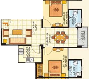 2 BHK Flat in Agrim Residency in Kahilipara, Guwahati - Image 928710