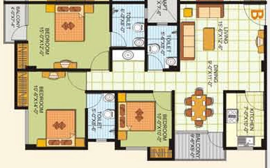 3 BHK Flat in Agrim Residency in Kahilipara, Guwahati - Image 928714