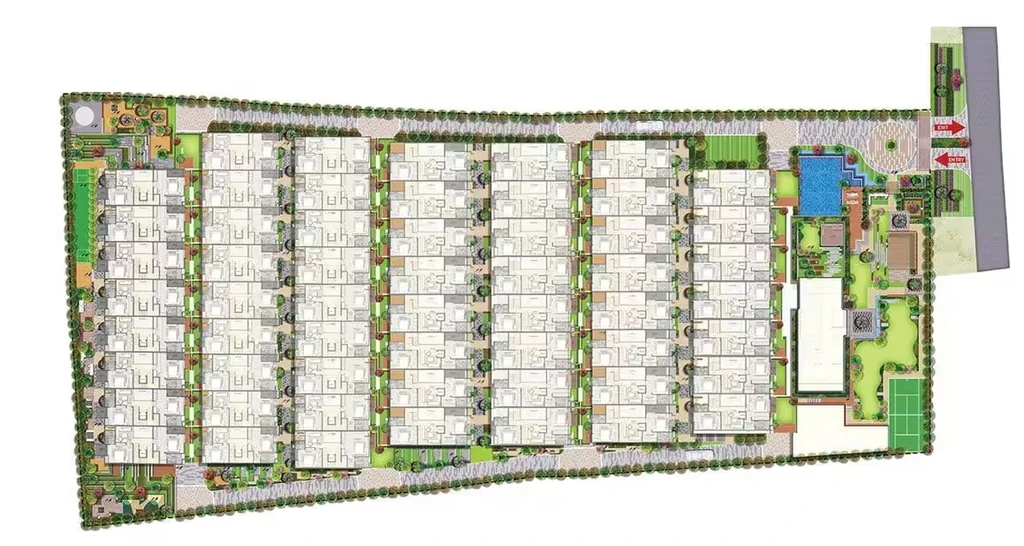 Master Plan of Ranke GR Swara in Choodasandra, Bangalore - Image 428807
