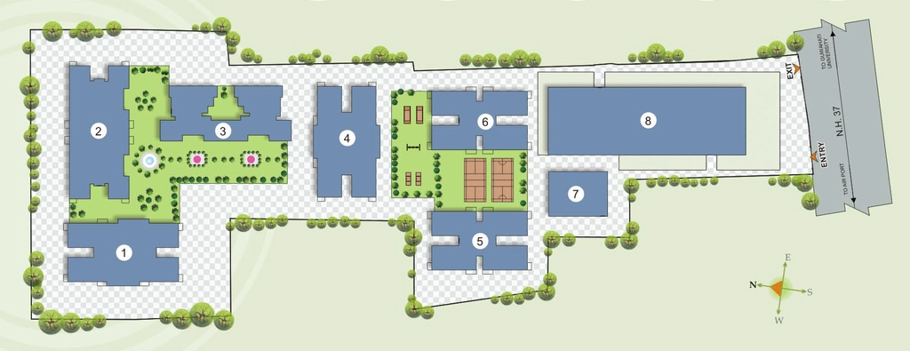 Master Plan of Agrim Vista in Dharapur, Guwahati - Image 429181