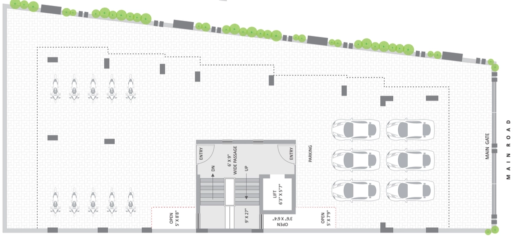 Master Plan of Arham Golden Leaf Apartment in Raiya, Rajkot - Image 428829