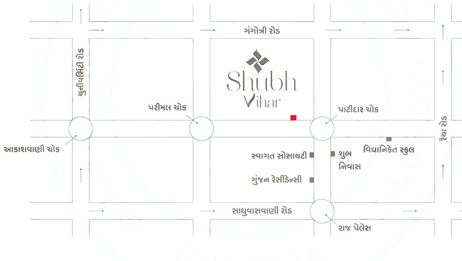 Location of Commercial Bhumi Shubh Vihar in Raiya, Rajkot - Image 428841