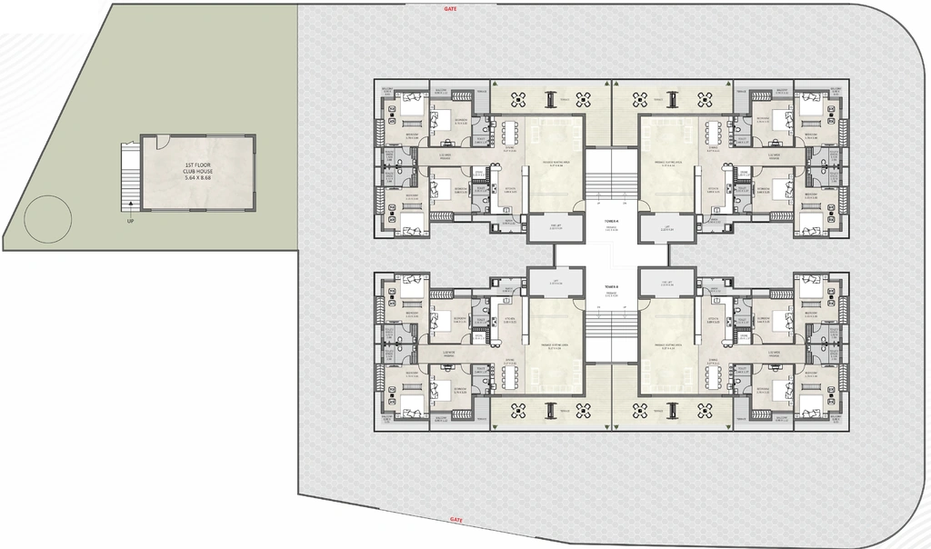 Master Plan of Class One Evoq in Raiya, Rajkot - Image 428848