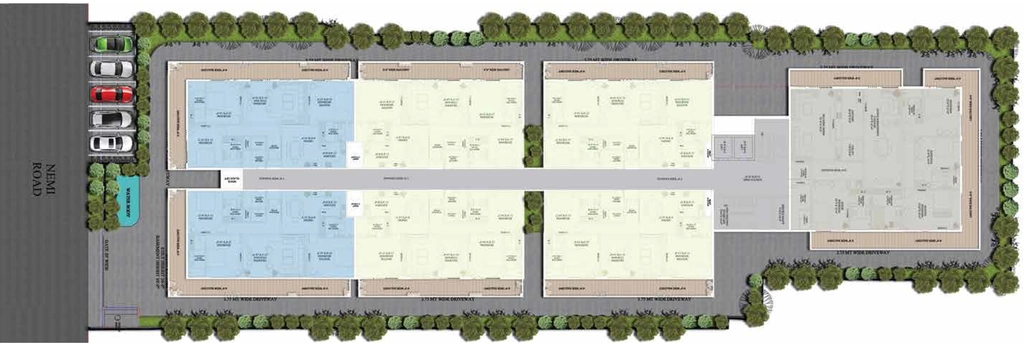 Master Plan of AMD Broad Leaf Apartments in Dalanwala, Dehradun - Image 428873