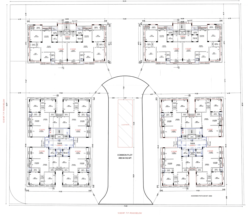 Master Plan of Gokul Shree Palace in Raiya, Rajkot - Image 428898