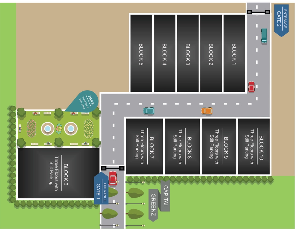 Master Plan of Atul Sanjay Capital Greenz in Haridwar Road, Dehradun - Image 428904