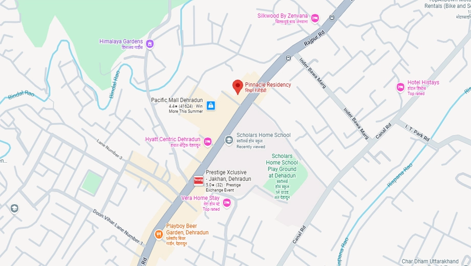 Location of Disha Pinnacle Residency in Jakhan, Dehradun - Image 428921