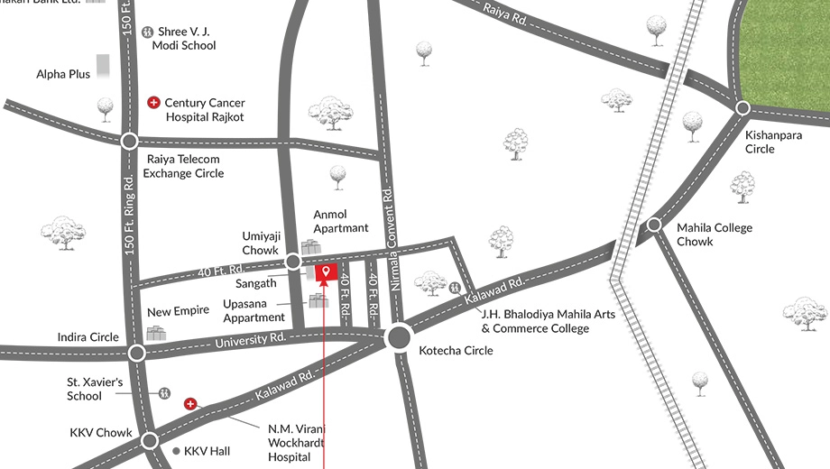 Location of Hariva Gold in Raiya, Rajkot - Image 428927