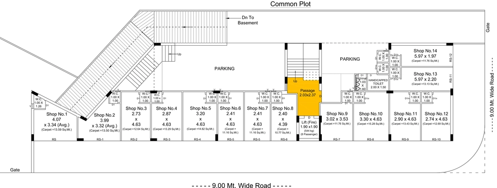 Master Plan of JMJ Sapphire One in Raiya, Rajkot - Image 428944