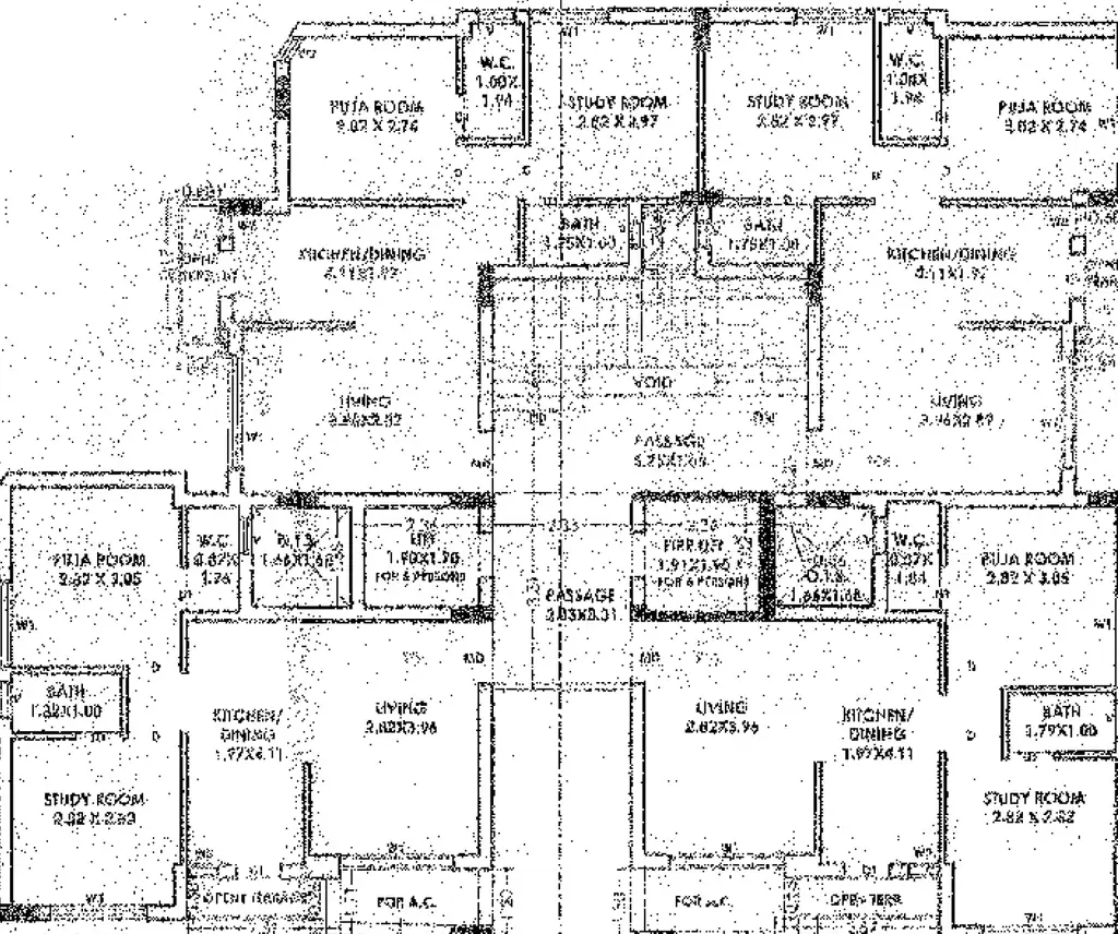 Floor Plan of Param Height in Raiya, Rajkot - Image 428979