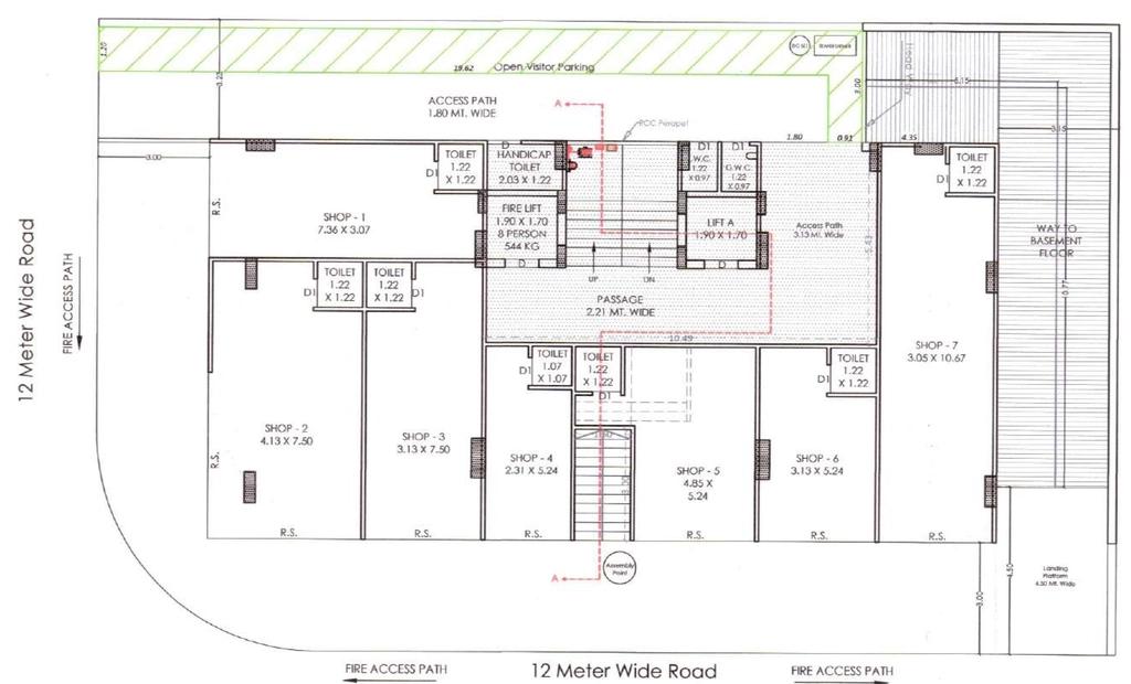 Master Plan of Raviratna Heights in Raiya, Rajkot - Image 429010