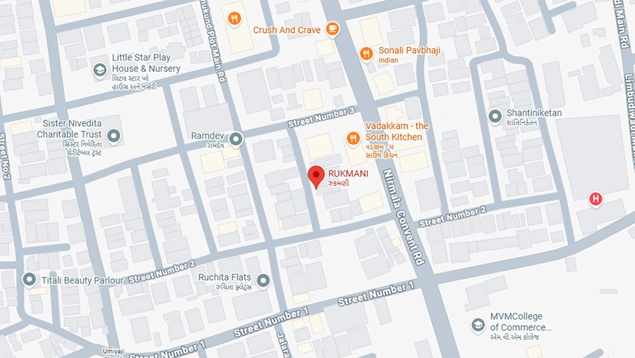 Location of Rukmani Apartment in Raiya, Rajkot - Image 429047