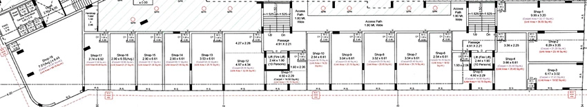 Floor Plan of Commercial JMJ Sapphire Elegance in Raiya, Rajkot - Image 429101