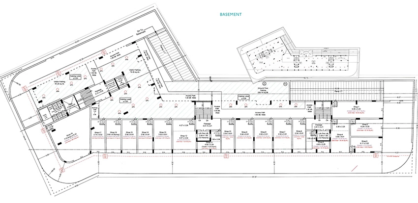 Master Plan of Commercial JMJ Sapphire Elegance in Raiya, Rajkot - Image 429100