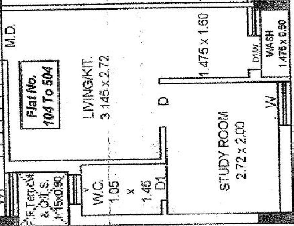1 BHK Flat in Sunrise Villas in Raiya, Rajkot - Image 928709