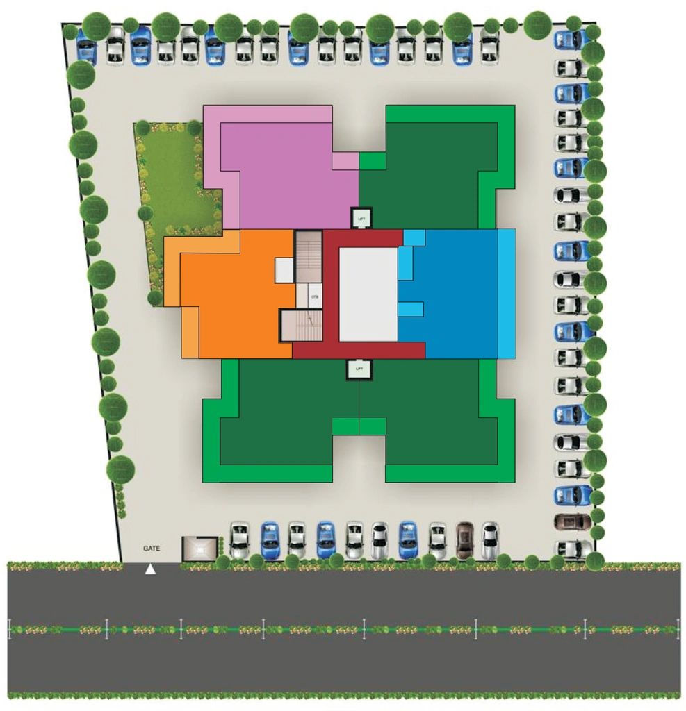 Master Plan of Incentive The Solitaire Vista in GMS Road, Dehradun - Image 429167