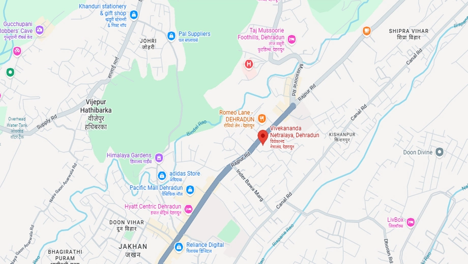 Location of Sawhney Isvaraa Nature Plus in Rajpur Road, Dehradun - Image 429213