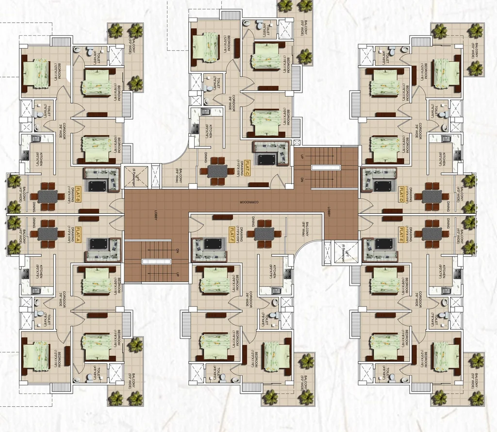 Floor Plan of ARS Aashrayam in Jalukbari, Guwahati - Image 429219