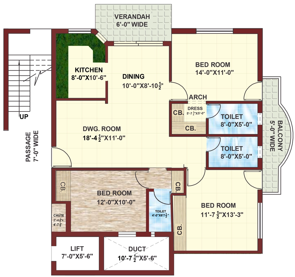 3 BHK Flat in Markx Whispering Willows in Rajpur Road, Dehradun - Image 928741