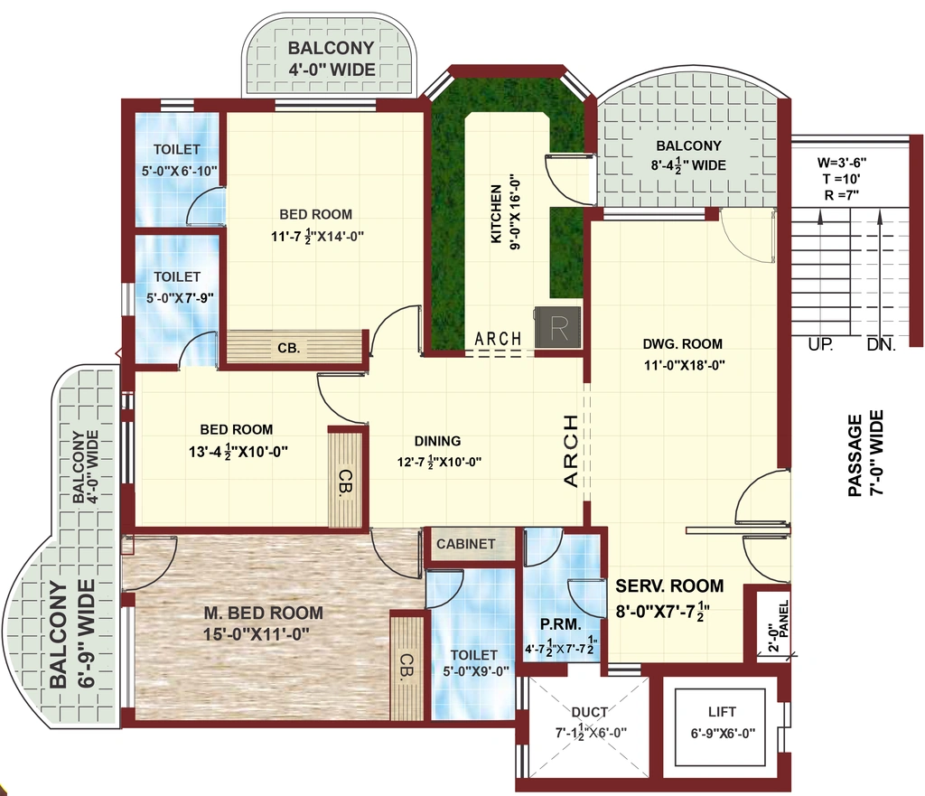 3 BHK Flat in Markx Whispering Willows in Rajpur Road, Dehradun - Image 928742