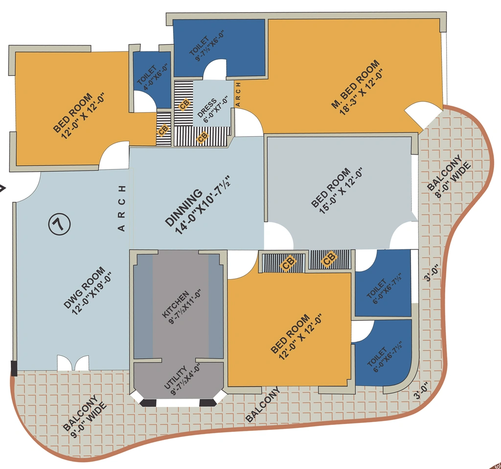 4 BHK Flat in Markx Whispering Willows in Rajpur Road, Dehradun - Image 928744
