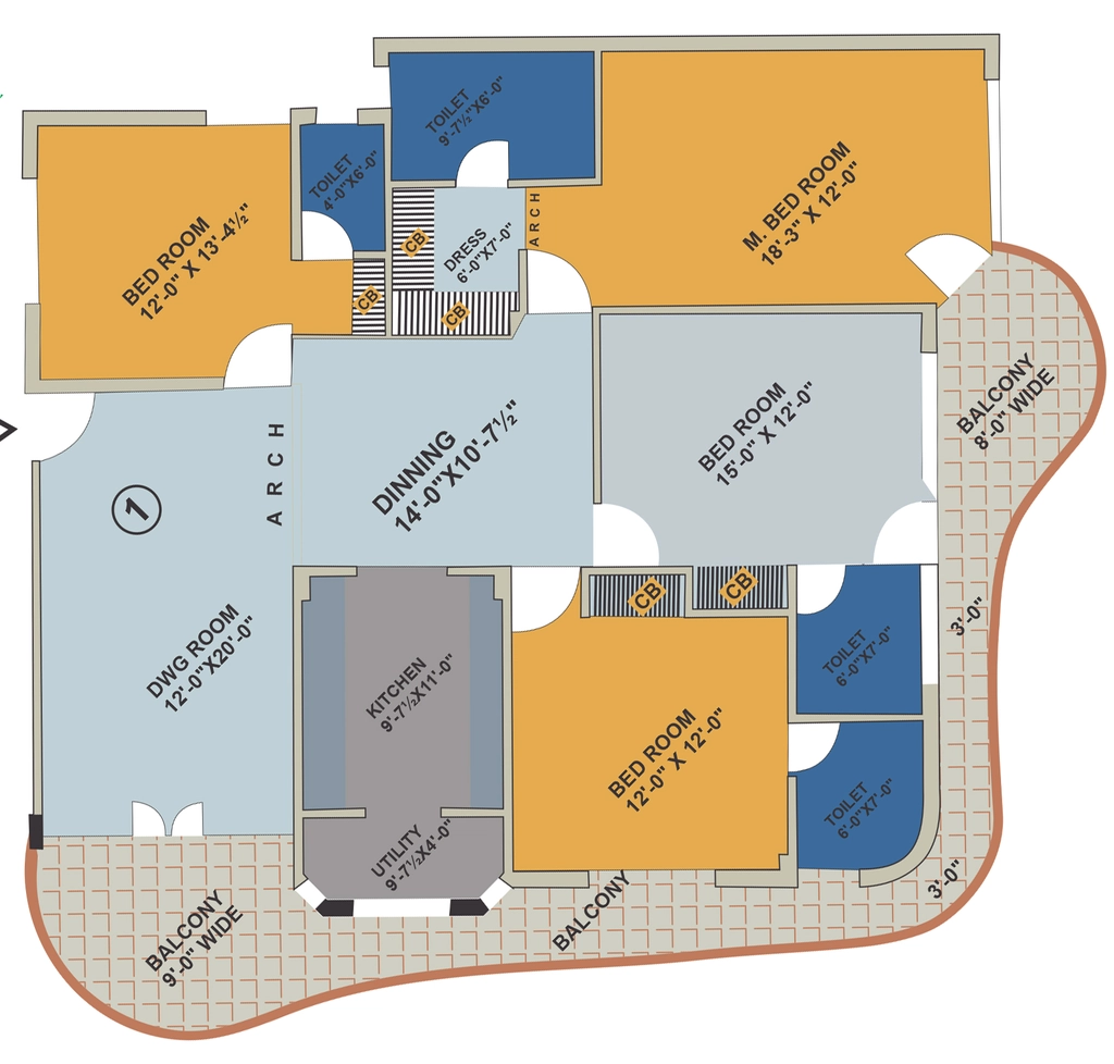 4 BHK Flat in Markx Whispering Willows in Rajpur Road, Dehradun - Image 928745