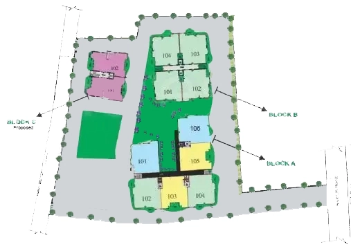 Master Plan of Markx Whispering Willows in Rajpur Road, Dehradun - Image 429238