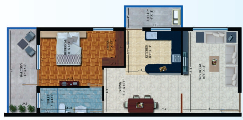 1 BHK Flat in MB Homes in Sahastradhara Road, Dehradun - Image 928747