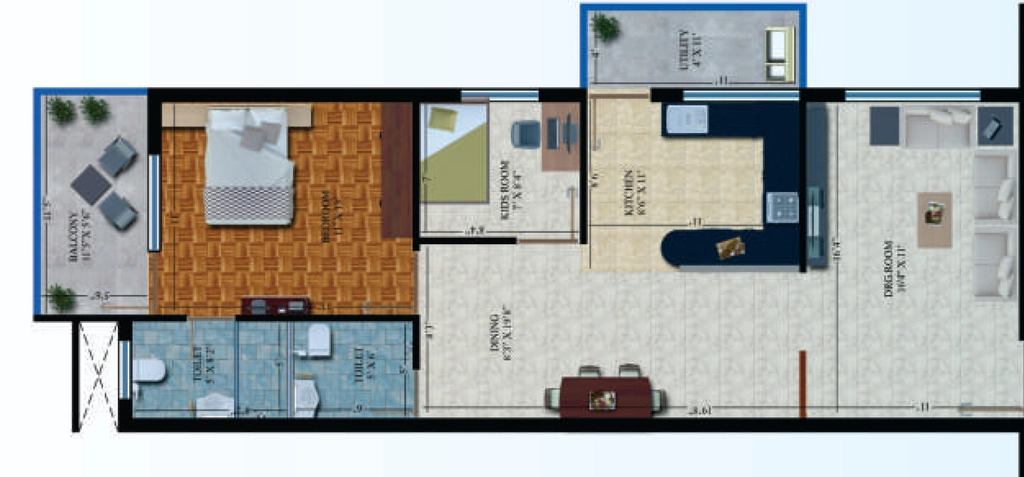 2 BHK Flat in MB Homes in Sahastradhara Road, Dehradun - Image 928748