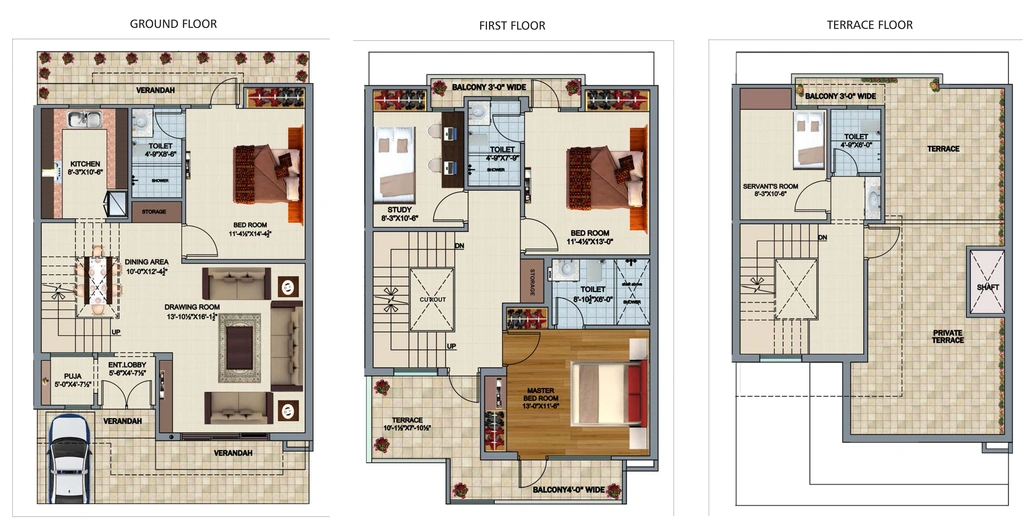 3 BHK House/Villa in Nishtha The Magnolias in Sahastradhara Road, Dehradun - Image 928751