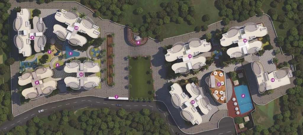 Master Plan of Pushpanjali Orchid Park in Rajpur Road, Dehradun - Image 429281