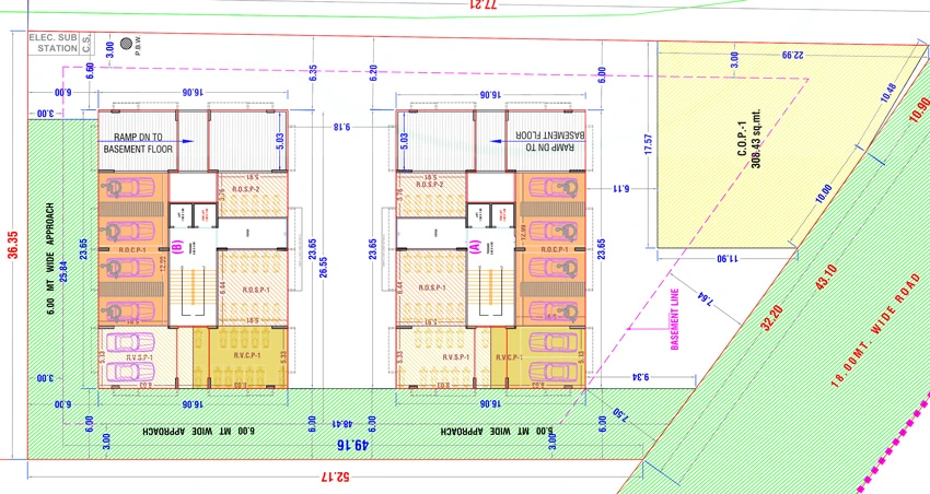 Master Plan of Fortuna Garden Court in Uttran, Surat - Image 429287